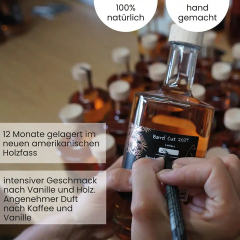 Barrel Aged Gin 52%, die limitierte Fassedition