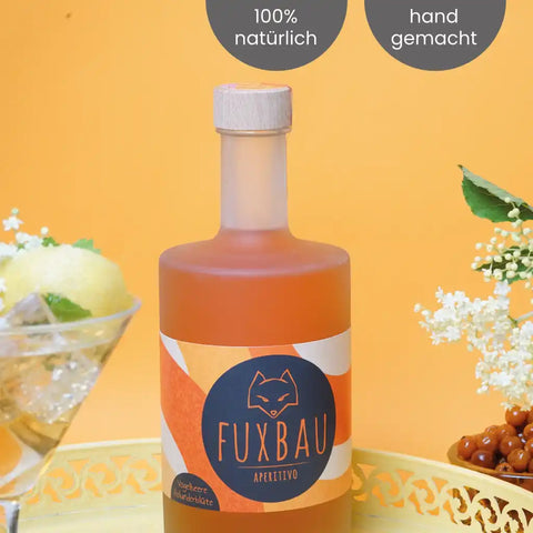 Vogelbeere Holunderblüte 19%, der preisgekrönte Aperitif