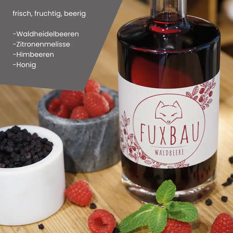 Waldbeere 29,5%, der fruchtige Gin Likör